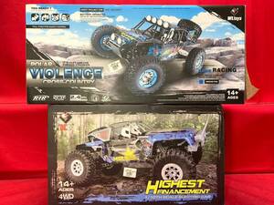 ラジコンカー 4WD 2台セット　2.4GHz RCカー 1/10 電動四輪駆動 WLtoys NEED FOR SPEED RAPID RACING オフロード バギー　M-0501-7