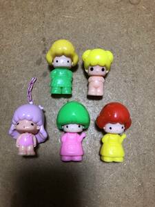 昭和レトロ 当時モノ 女の子 人形 駄菓子屋系の玩具 5個セット