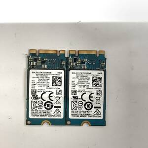 K60508179 TOSHIBA 128GB M.2 SATA SSD 2点 【中古動作品】