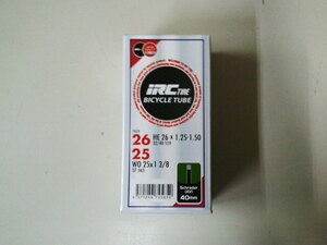 IRC　HE 26x1.25-1.50(32/40-559) 米式バルブチューブ　バルブ長:40mm