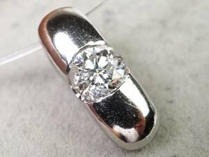 【3706A】Pt900プラチナ 天然ダイヤモンド 0.33ct/2.4g ペンダントトップ