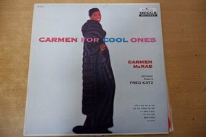 W3-185＜LP/US盤＞カーメン・マクレエ Carmen McRae / Carmen For Cool Ones