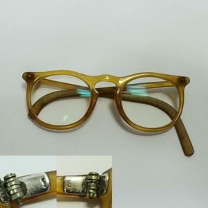 とろ甲　白甲の鼈甲の眼鏡　SPM金具　レターパックプラス可 0227N13r
