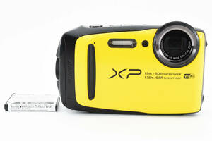 ★外観良好★ FUJIFILM FinePix XP90 イエロー　コンパクトデジタルカメラ 富士フイルム 富士フィルム ファインピックス #0480