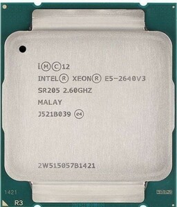 2個セット Intel Xeon E5-2640 v3 SR205 8C 2.6GHz 20MB 90W LGA2011-3 DDR4-1866