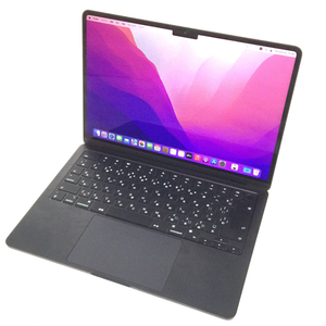 1円 Apple MacBook Air 13インチ A2681 メモリ/16GB SSD/256GB ミッドナイト ノートパソコン PC M2