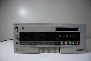 F1247【中古】SONY DSR-80 業務用DVCAMレコーダー エラーありジャンク