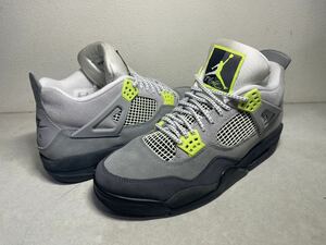 AIR JORDAN 4 RETRO SE 95 Neon エア ジョーダン 4 レトロ ネオン US9.5 USED CT5342-007