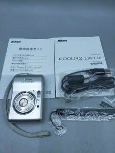 ●Nikon COOLPIX L16 シルバー コンパクトデジタルカメラ ニコン クールピクス