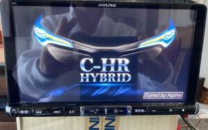 【2022年版】アルパイン X9V C-HR ハイブリッド 新品専用ナビレディパッケージ用キット 最新アプリ 新品地デジアンテナ 新品GPS 取説 付説