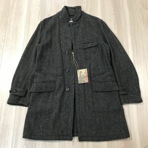 傑作woolrich社製Mウールリッチengineered garmentsエンジニアードガーメンツ チェスター コート ヘリンボーン ジャケットnigel cabourn