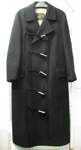 Yohji Yamamoto 20AW HEAVYWEIGHT BLOCK BUTTON LONG COAT 2 BLACK ヨウジヤマモト プールオム ブロックボタン 厚手 ロング コート 2