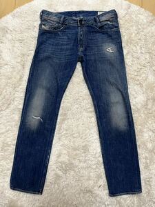 DIESEL adidas ADI-POIAK WASH 008YD W31 L30 スリム デニム パンツ ジーンズ コラボ