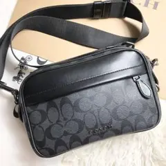 【極美品】coach グラハム クロスボディ シグネチャー