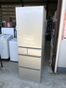 パナソニック Panasonic 2018年 NR-E413PV 406L 5ドア 冷凍冷蔵庫 ガラスドア