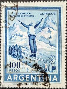 【外国切手】 アルゼンチン 1961-1969年 発行 パーソナリティ&ローカルモチーフ 消印付き
