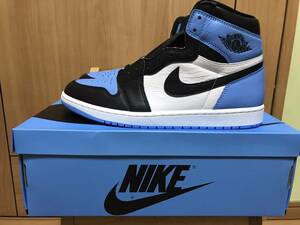 新品 未使用 Nike Air Jordan 1 Retro High OG University Blue 29.5cm US11.5 AJ ナイキ エアジョーダン1 UNC Toe DZ5485-400 人気商品