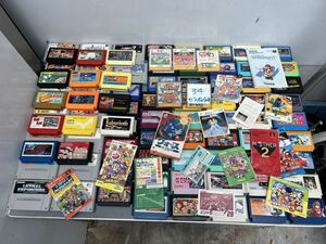 Nintendoファミリーコンピュータ スーパーファミコン 大量まとめ87個　