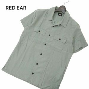 RED EAR レッドイヤー ポールスミス 春夏 半袖 フラップ CPO ワーク シャツ Sz.M　メンズ 日本製　C4T04692_5#A