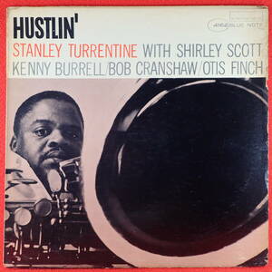 千円開始★神洗浄【家宝級レア★US完オリ準美盤★BLUE NOTE MONO NEWYORK 耳 VAN刻印 深溝】★STANLEY TURRENTINE/HUSTLIN