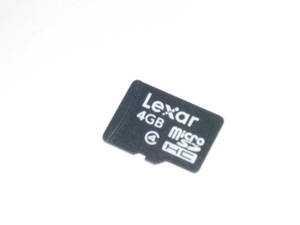 動作保証！送料無料！Lexar microSDHC 4GB クラス④