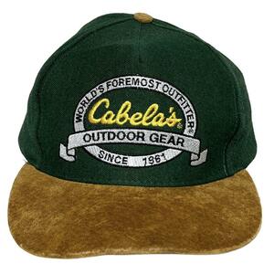 ほぼデット【90s】 Cabela’s カベラス　スウェード　本革　キャップ