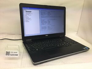 ジャンク/ Dell Latitude E6540 Intel Core i7-4800MQ メモリ16.38GB ストレージ無し 【G22348】