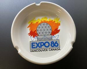 EXPO86　VANCOVER　CANADA　国際博覧会　バンクーバー　カナダ　灰皿　（未使用）