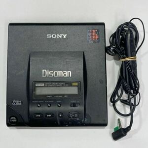 CW25 通電OK SONY D-303 Discman ポータブルCDプレイヤー ディスクマン リモコン イヤホン MDR-E472 ソニー ブラック 希少