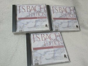 バッハ大全集・世俗カンタータ4～6//BWV201・203・204・206・207【ゴールドCD３枚】ペーター・シュライアー（指揮）ベルリン室内管