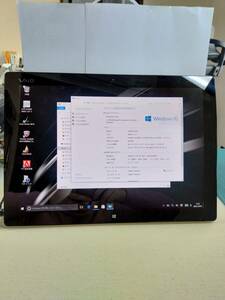 ★良品 Win10 Pro ソニー SONY VAIO VJZ12A Intel Core i7(4770HQ)-2.2GHz/256GB/8GB 12.3インチ タブレットPC★145