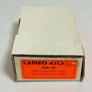 【未組立品】TAMEO Kits タメオキット 1/43スケール TMK99 AGS Cosworth JH23 G.P. MONACO 1989 現状品
