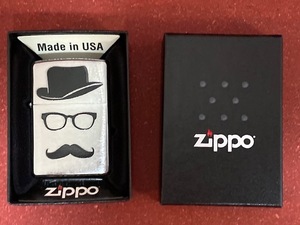 zippo #28648 ヒゲと帽子のユニークデザイン新品未使用品！
