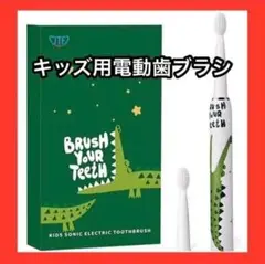 【新品・未使用】超音波式 振動 電動歯ブラシ 子供 キッズ 歯みがき むし歯予防