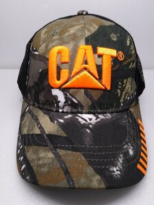 キャタピラー　CAT　帽子　キャップ　ファッション　コレクション　オリジナル　カジュアル　フリーサイズ　サマーベースボール　メッシュ