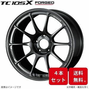 ウェッズ ホイール ウェッズスポーツ TC105X フォージド ランサーエボリューションVII/VIII/IX CT9A 三菱 18インチ 5H 4本セット 0073957