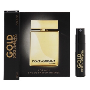 ドルチェ＆ガッバーナ ザ ワン ゴールド インテンス フォーメン (チューブサンプル) EDP・SP 0.8ml 香水 フレグランス DOLCE＆GABBANA