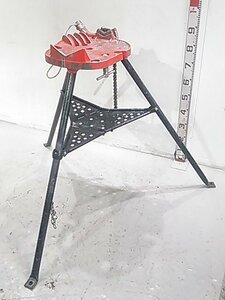 (1円スタート！) RIDGID リジッド No.460 チェーンバイス TRISTAND 1/8 TO 6 水道工事 管工事 動作良好 A2136