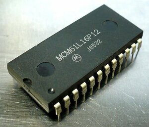 Motolora MCM61L16-P12 (SRAM/16Kbit/24Pin DIP) [2個組](b)