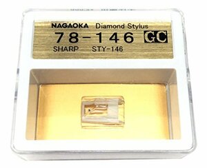 【中古】 ナガオカ 交換針 GC78-146 SHARP STY-146 Numark PT01 Scratch ION