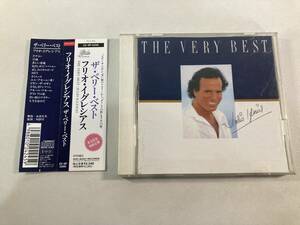 【1】M8851◆Julio Iglesias／The Very Best◆フリオ・イグレシアス／ザ・ベリー・ベスト◆国内盤◆帯付き◆25・8P-5266◆