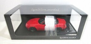 ■ignition model 1/18 Mazda Eunos Roadster (NA) Red マツダ ユーノスロードスター イグニッションモデル ミニカー