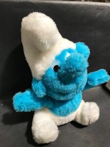 1980sUSAビンテージSMURFスマーフ人形ぬいぐるみ☆アメリカアンティークピーナッツ西海岸サーフカリフォルニアpeanutsカントリーディズニー