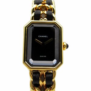 シャネル プルミエールM ブランドオフ CHANEL GP（ゴールドメッキ） 腕時計 GP/革 中古 レディース