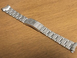 上質 ステンレス時計ベルト 幅20ｍｍ 新品 シルバー ロレックスなどに 交換 腕時計 替えベルト バンド
