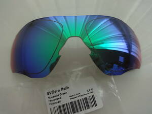 処分価格！★ オークリー EVゼロ パス用 カスタム偏光レンズ EVZero Path GREEN Color polarized