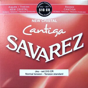 サバレス 弦 SAVAREZ 510CR NEW CRISTAL Cantiga ×3SET NORMAL TENSION SET クラシックギター弦 ニュークリスタル カンティーガ