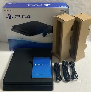 1円スタート　動作良好品　PlayStation4 ジェット・ブラック 500GB CUH-2100AB01 SONY