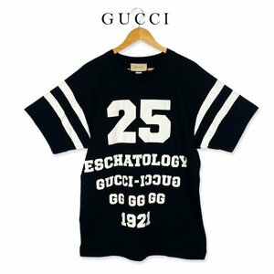 ★激レア美品★ GUCCI グッチ ビックシルエット オーバーサイズＴシャツ 660744XJDKK 1289 イタリア製 ブラック Sサイズ 定価14万円