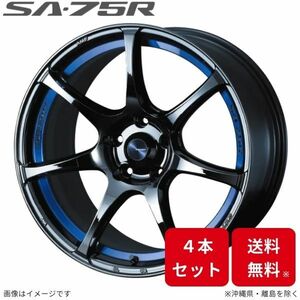 ウェッズ ホイール ウェッズスポーツ SA-75R ランサーエボリューションVII/VIII/IX CT9A 三菱 18インチ 5H 4本セット 0074047 WEDS